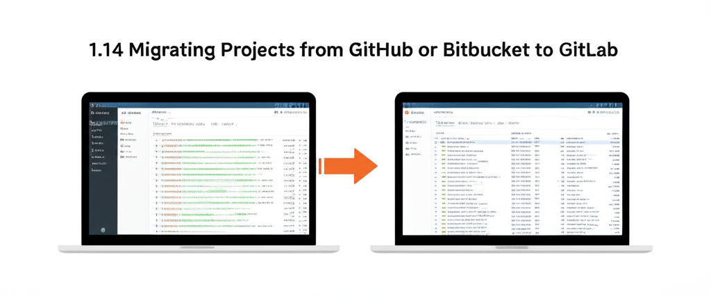 1.14 Migrating Projects from GitHub or Bitbucket to GitLab