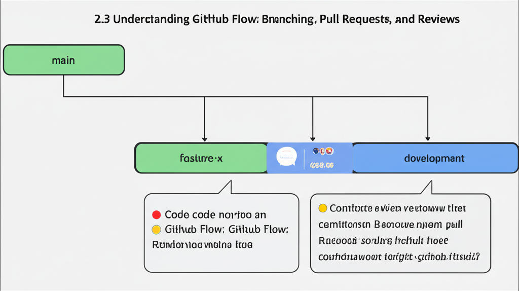 2.3 Understanding GitHub Flow: Branching, Pull Requests, and Reviews