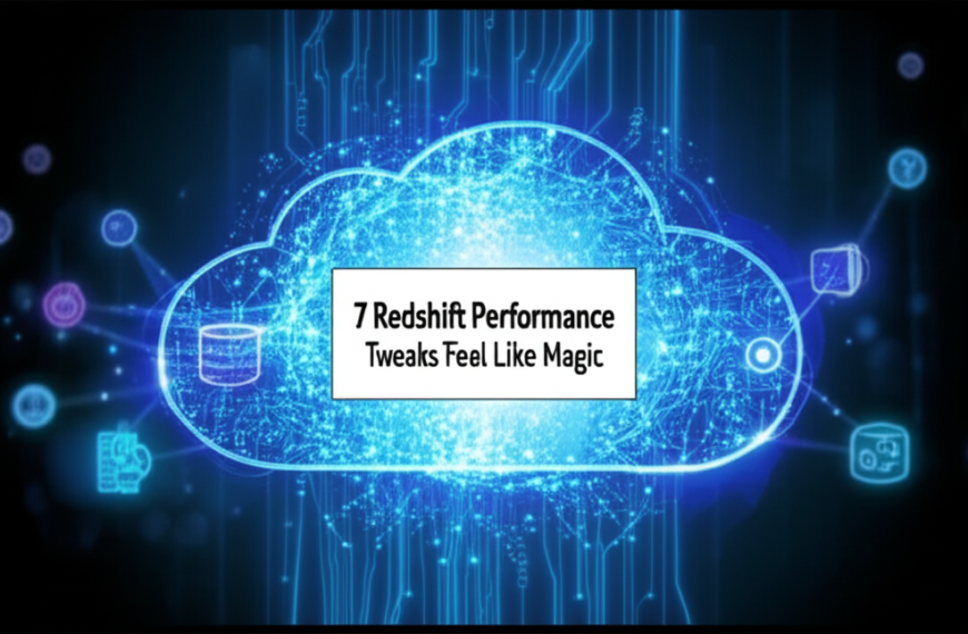 7 Redshift Performance Tweaks That Feel Like Magic