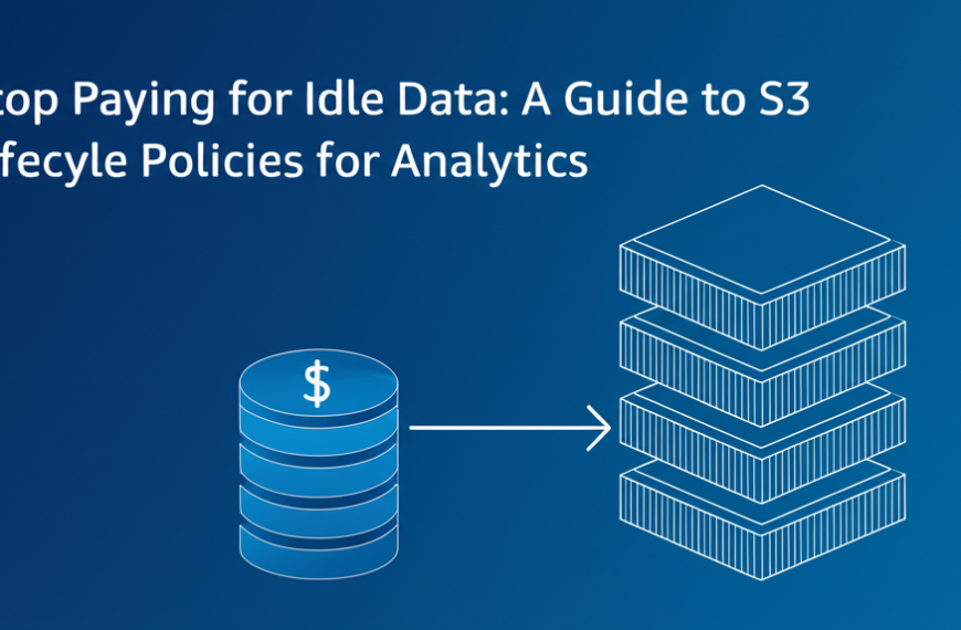 Stop Paying for Idle Data: A Guide to S3 Lifecycle Policies for Analytics