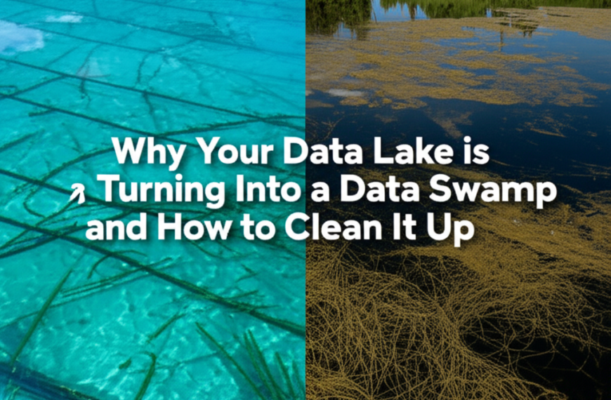 Why Your Data Lake is Turning Into a Data Swamp and How to Clean It Up